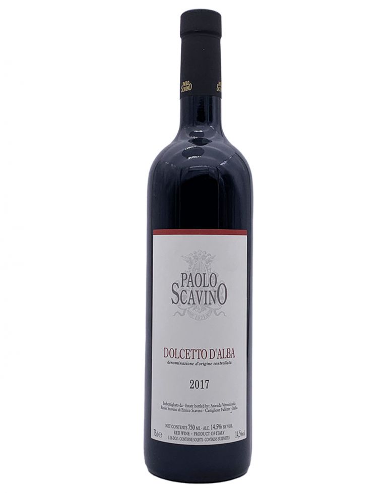 Dolcetto D'Alba DOC 2017 0.75 lt. Paolo Scavino