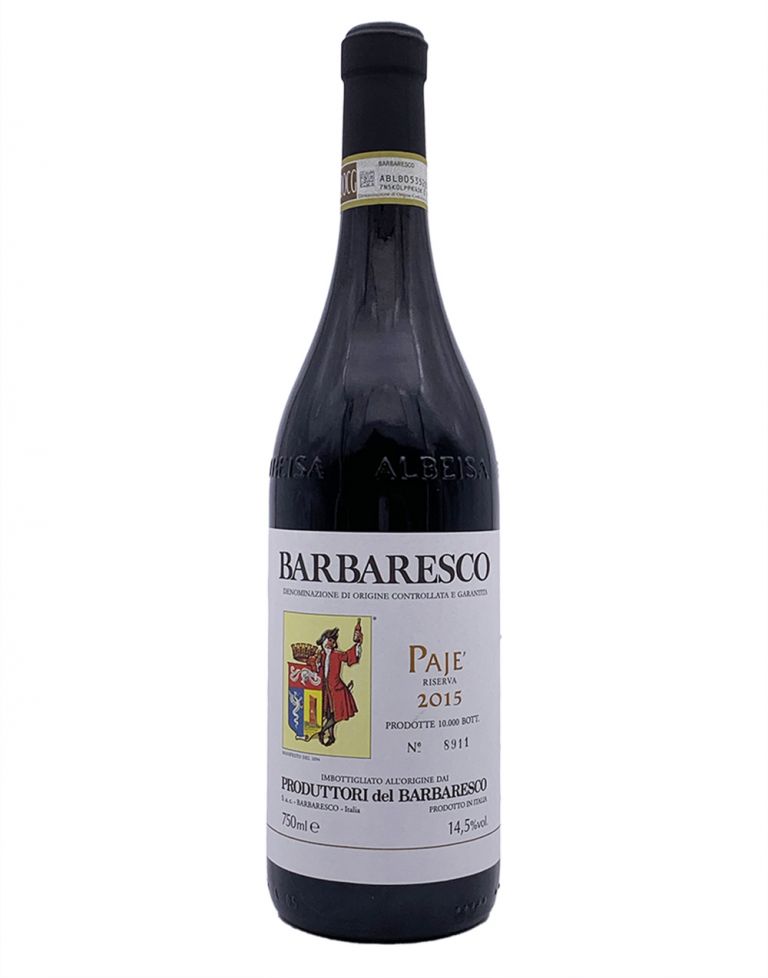 Barbaresco "Paje" Riserva DOCG 2016 0.75 lt. Produttori del Barbaresco