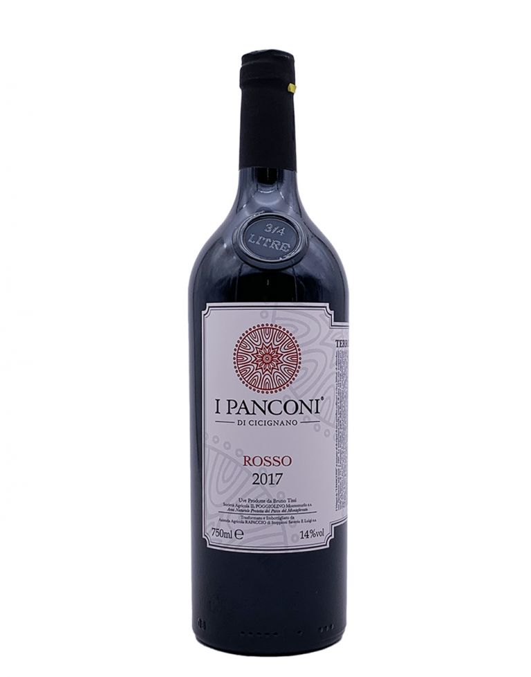 Toscana Rosso "I Panconi di Cicignano" IGT 2017 0.75 lt. Il Poggiolino