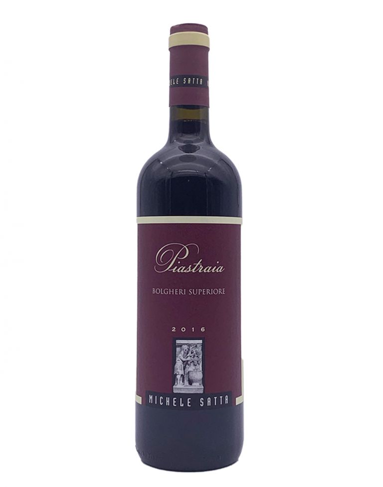 Bolgheri Rosso Superiore "Piastraia" DOC 2019 0.75 lt. Michele Satta