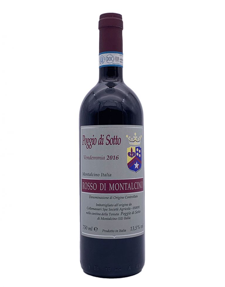 Rosso di Montalcino DOC 2019 0.75 lt._ Poggio di Sotto