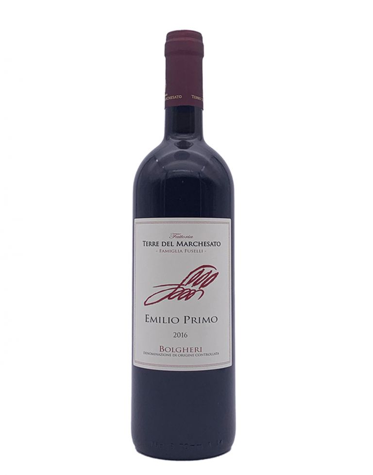 Bolgheri "Emilio Primo" DOC 2018 0.75 lt. Terre del Marchesato