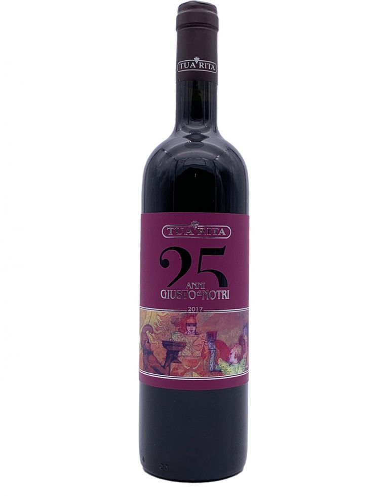 Toscana Rosso "Giusto di Notri" IGT 2017 0.75 lt. Tua Rita