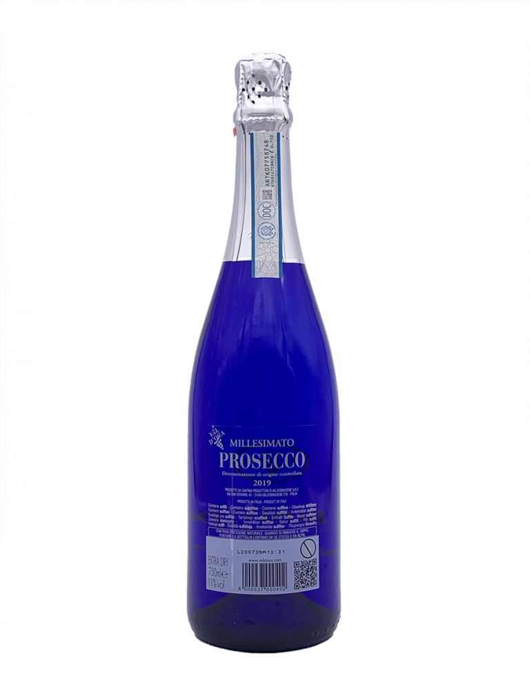 Prosecco Extra Dry "Blu" Millesimato DOC 2021 0.75 lt.
