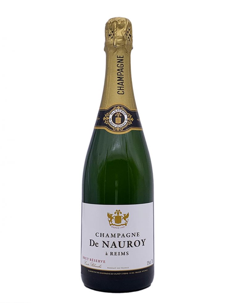 De Nauroy-Champagne Brut Carte Blanche 0.75 lt.