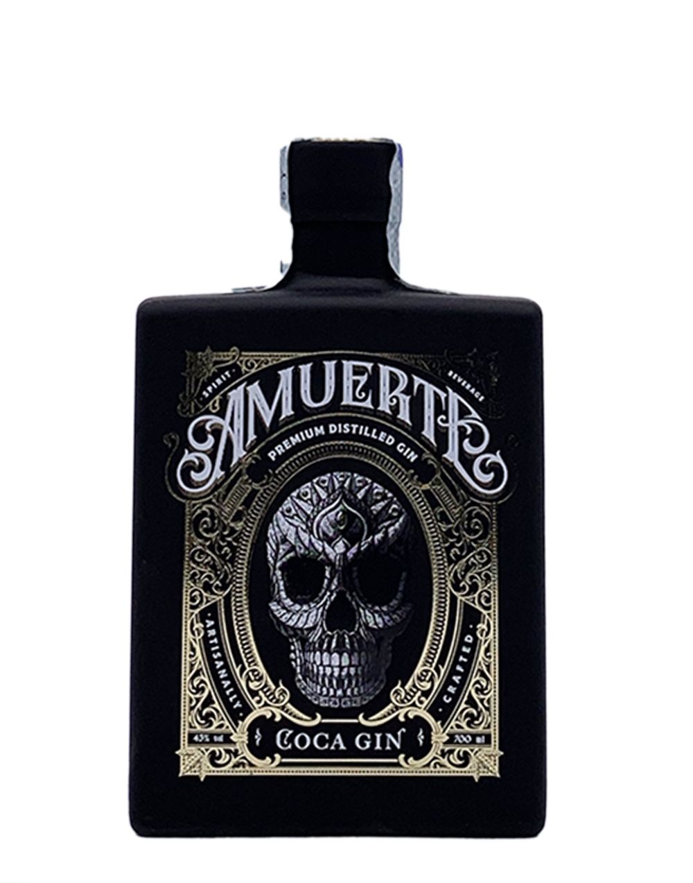 Amuerte -Gin Coca Leaf Black 0.70 lt.