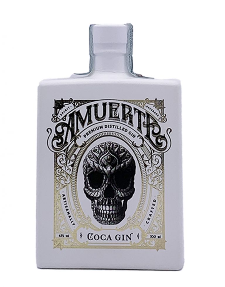 Gin "Coca Leaf White" 0.70 lt. Amuerte