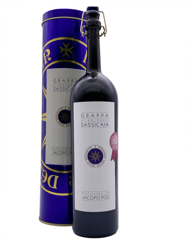 Jacopo Poli-Grappa Elevata in Legno Barili di Sassicaia 0.50 lt.